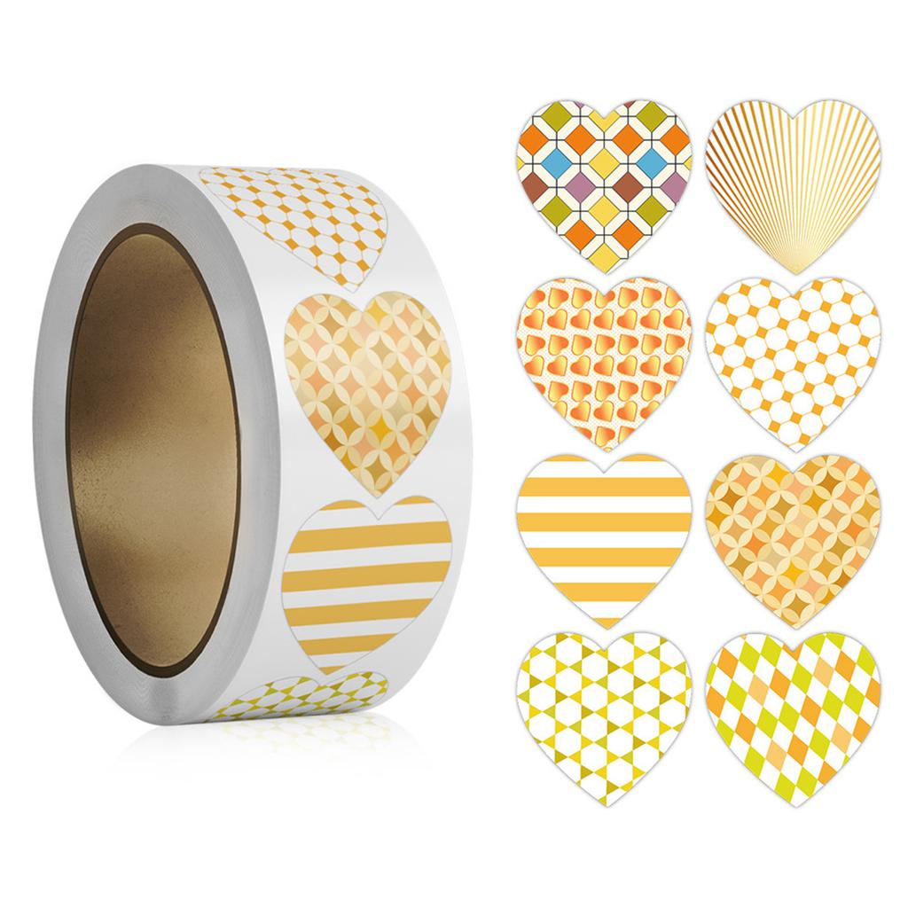 Самоклеящаяся наклейка в виде сердца 2,5 см, простая в использовании для пар, студентов и любителей рукоделия, разнообразные декоративные потребности