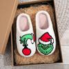 Christmas Cotton Slippers for Men and Women At Home, Winter Woolen Slippers