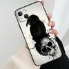 Чехол для телефона 'Череп ворона' для iPhone 17 Pro Max 16 15 11 13 12 14 Pro Max mini 15 16 Plus 16e 17 Air Cover