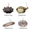 Coil Base Buddhism Aromatherapy Incense Burners Incense Holder Incense Sticks Plates Lotus Censer