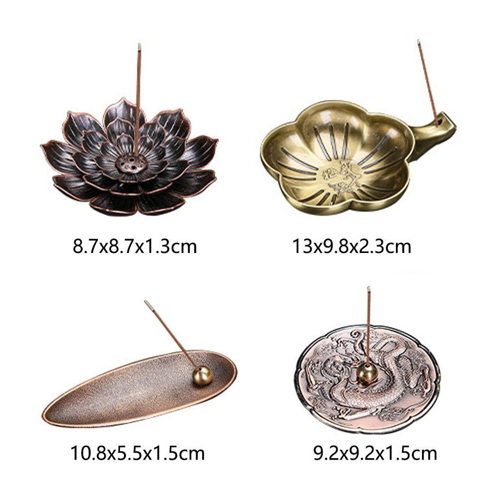 Coil Base Buddhism Aromatherapy Incense Burners Incense Holder Incense Sticks Plates Lotus Censer