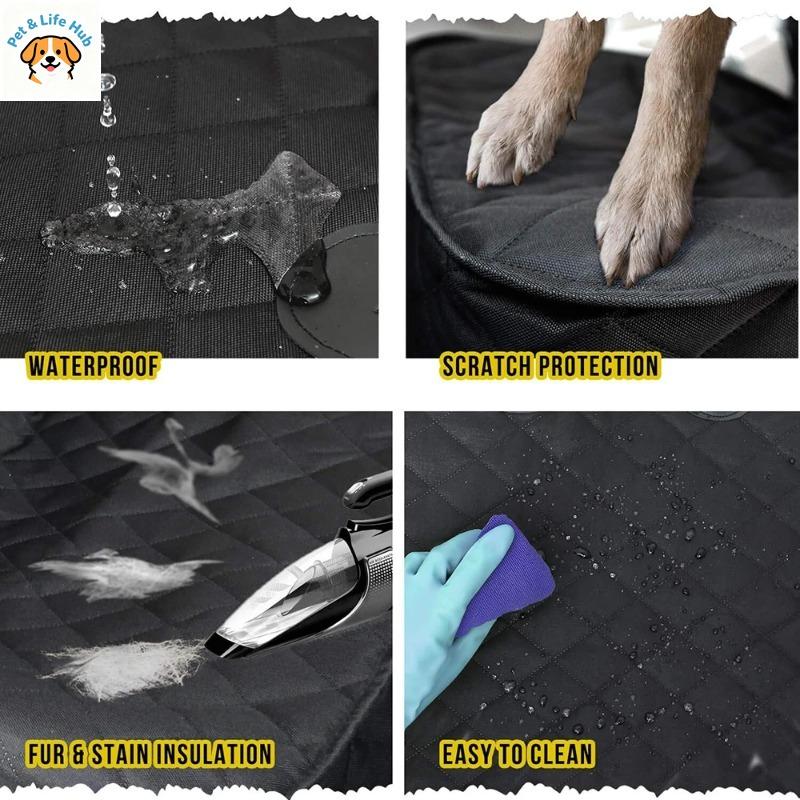 100% Waterproof Dog Car Seat Cover Pet Cat Carrier Mat Front Seat Protector for Cars Trucks SUV Pet Accessories