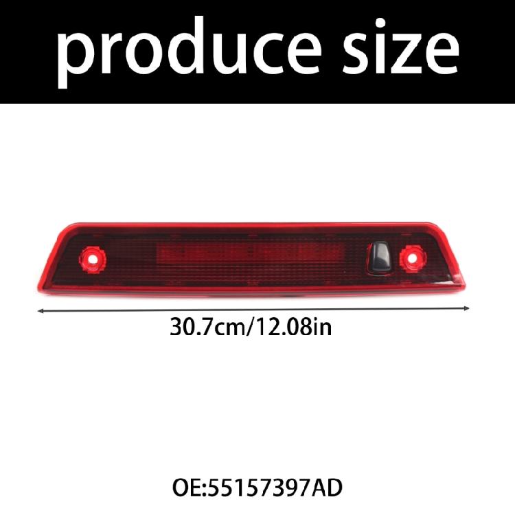 Car High Brake Light Sticker,3rd Brake Light Rear Stop Brake Lamp 55157397AD 55157397AB for 2005-2010