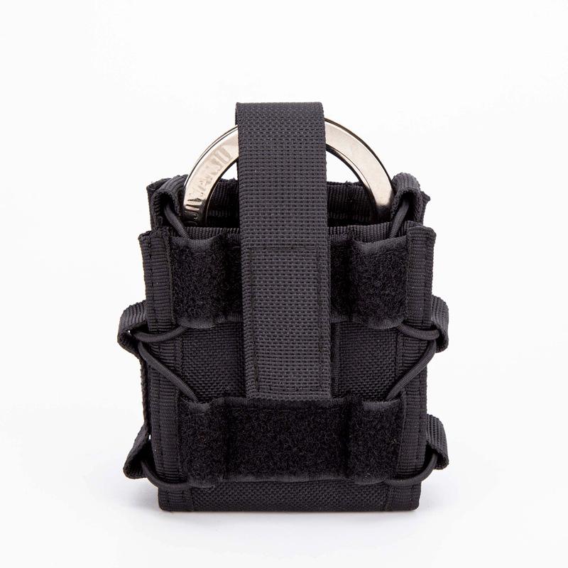 Tactical Handcuffs Holder Molle Pouch Open Top Universal Handcuff Case Shackles Holster Quick Release Standard Cuffs for Vest