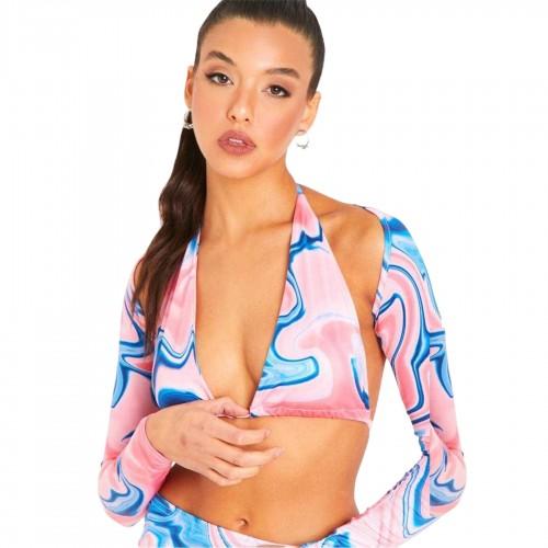 Missy Empire Womens/Ladies Long-Sleeved Bikini Top