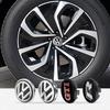 4PCS Car 56/65/66mm Wheel Center Hub Caps Cover Valve Cap For Volkswagen VW Golf R GTI Touareg Jetta CADDY Polo Tiguan B6 Passat mkvg18