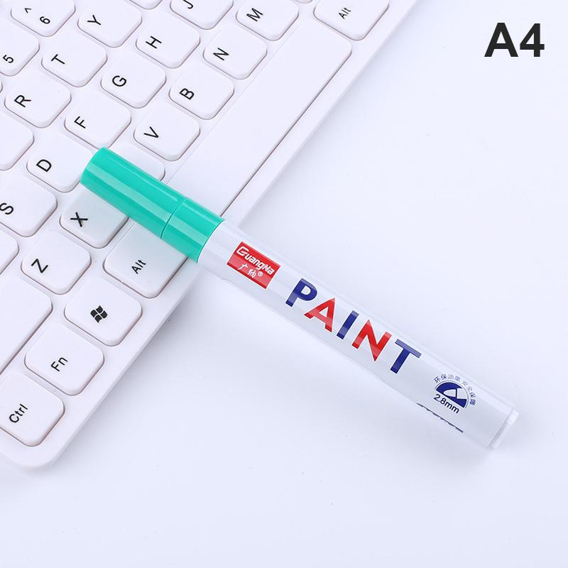 12 цветов, краска-маркер, устойчивая к выцветанию автомобильных шин, протектор шин, компакт-диск, металл, постоянный