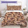 1PC Capybara cute Pattern Bedding Quilt Set Quilt Cover Pillowcase Home Decoration Birthday Gift (1 * duvet cover + 2 * pillowcase, without core)