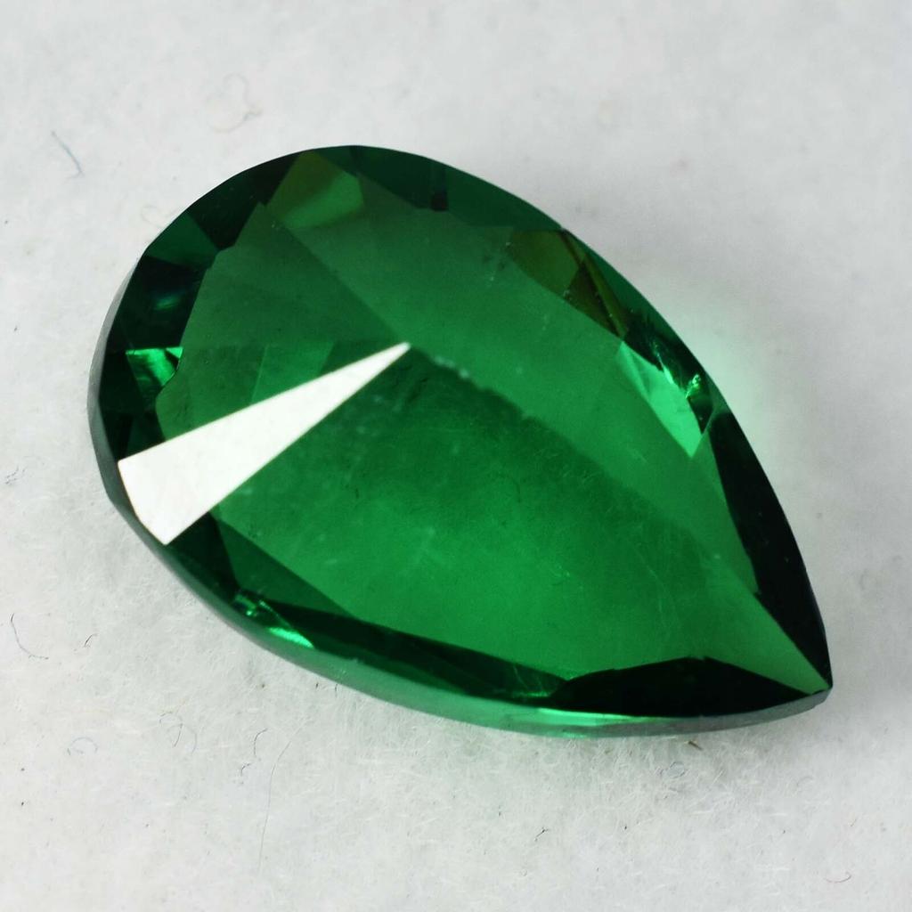 NATURAL Garnet PEAR Cut 9.60 Ct Green Loose Gemstone