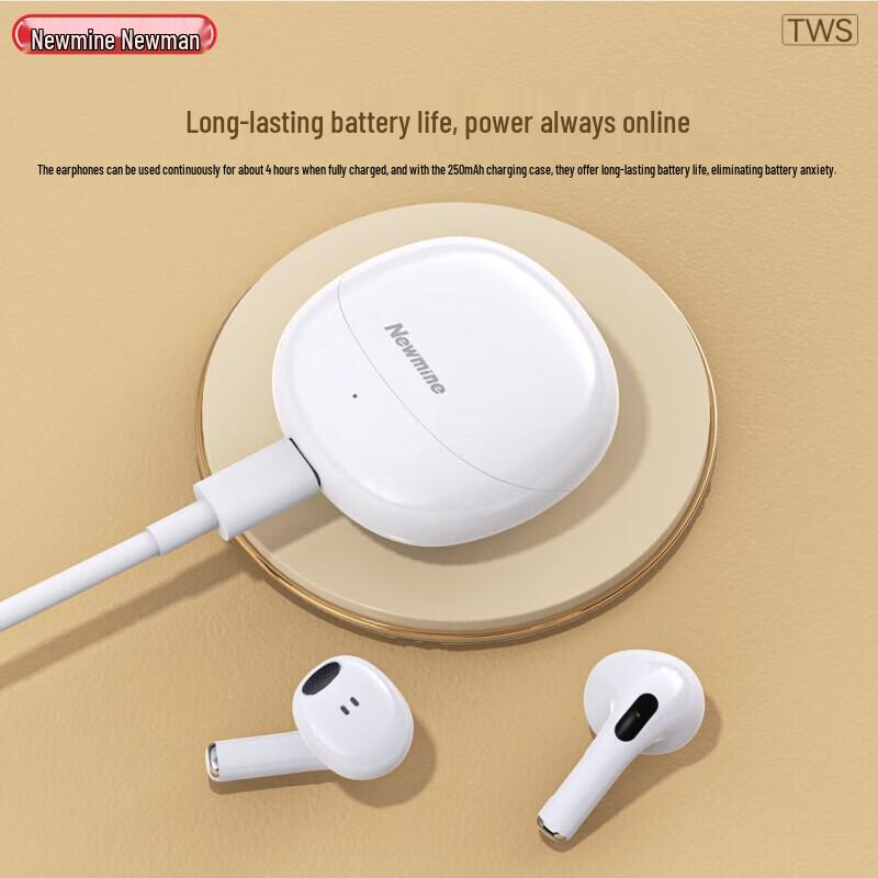 Newmine T11 AI Hi-Fi Noise-Cancelling Wireless Earbuds