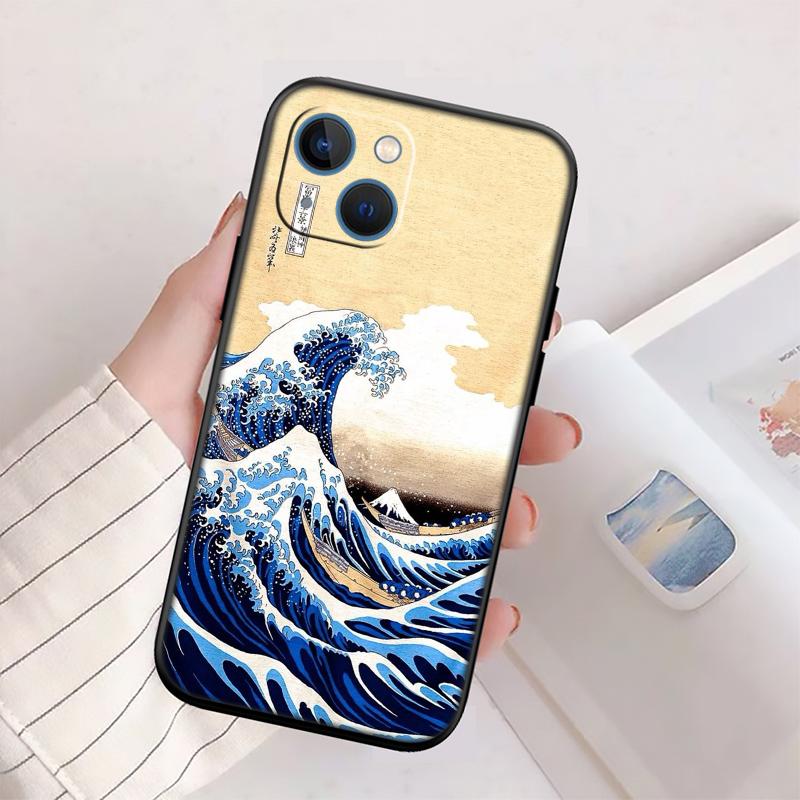 Великая волна у Канагавы Новый высококачественный чехол-ракушка для iPhone SE X XS XR 16E 17 11 Pro Max 8 7 6 6s Plus Air