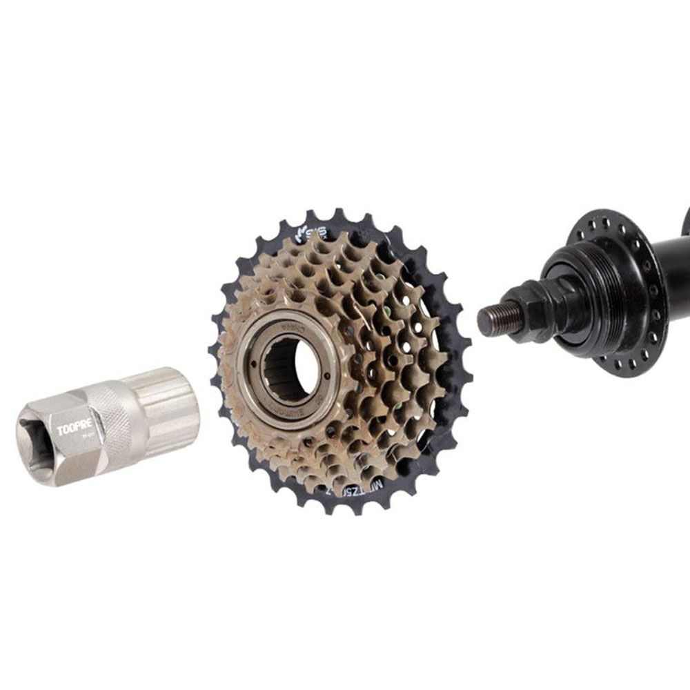 Cycling Bicycle Repair Tools Remover Repair Tool Bicycle Lockring Sleeve Flywheel Removal Freewheel