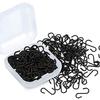 100/200Pcs Mini S Hooks Rustproof Corrosion Resistant Widely Used Small S Shaped Hanger Christmas Ornament Metal Hooks