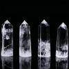 1 шт. Натуральный Прозрачный Кварц Столбик Прозрачность Белый Хрустальный Наконечник Целебный Камень Шестигранный Обелиск 50-80 мм Жезл Камень Декор Комнаты