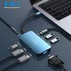 BENFEI USB C 8in1 Hub Docking Docking Station MST 2 X HDMI VGA 3 X USB 100W PD Charging Audio Compatible with iPhone 15 MacBook 2023 iPad Pro iMac XPS