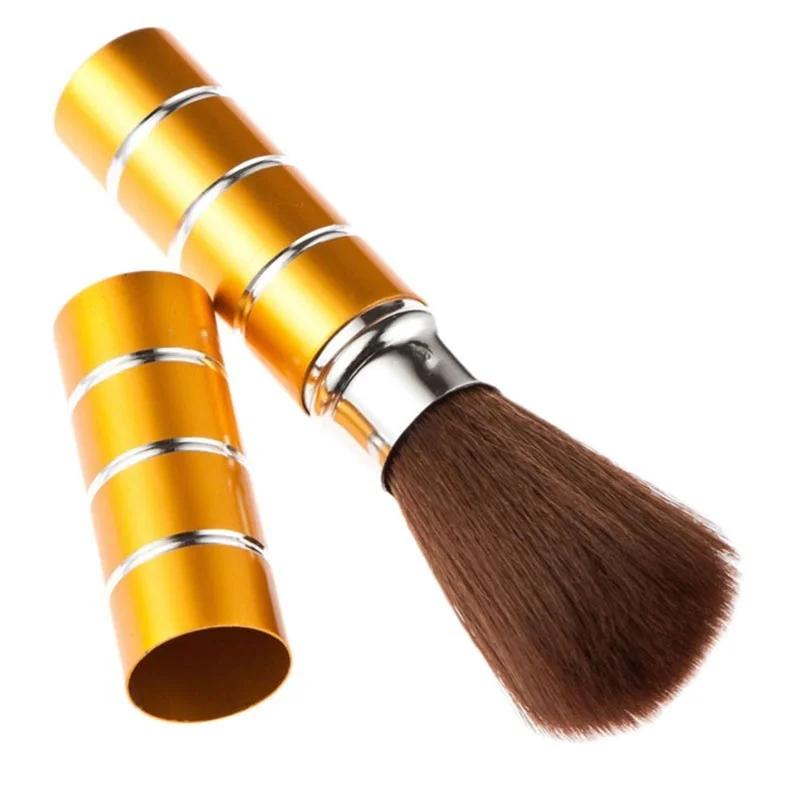 1 шт. телескопическая кисть для пудры, румян, кисть для фиксации макияжа, одинарная кисть для макияжа, кисть для румян, густая щетина, легко наносить макияж