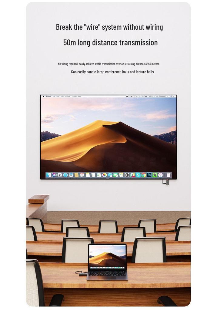1080P HDMI Wireless Screen Mirroring Adapter for TV & Projector