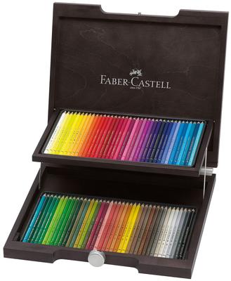 Набор цветных карандашей Polychromos из 72 цветов в деревянной коробке 110072, подлинные карандаши Faber-Castell [японский продукт]