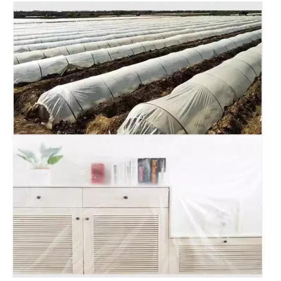 Winter Indoor Window Insulation Film Transparent Tear Resistant Easy To Install Winterizing Window Cover PE Insulation Film