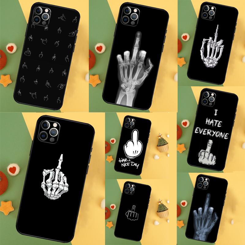 Middle Finger For Realme GT7 GT6 15 Pro 10 11 12 13 14 Pro Plus C65 C63 C61 C55 C51 C53 C35 C75 C67 Case