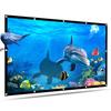 80-inch Portable HD Projector Screen 16 9 Projection Screen Foldable Thick Durable for Outdoor Home Theater