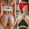 3PCS/Set Cotton Lingerie Panties Sexy Underwear Women Briefs Tangas Female Underpants Pantys Thong Panties Bikini Solid 6 Color