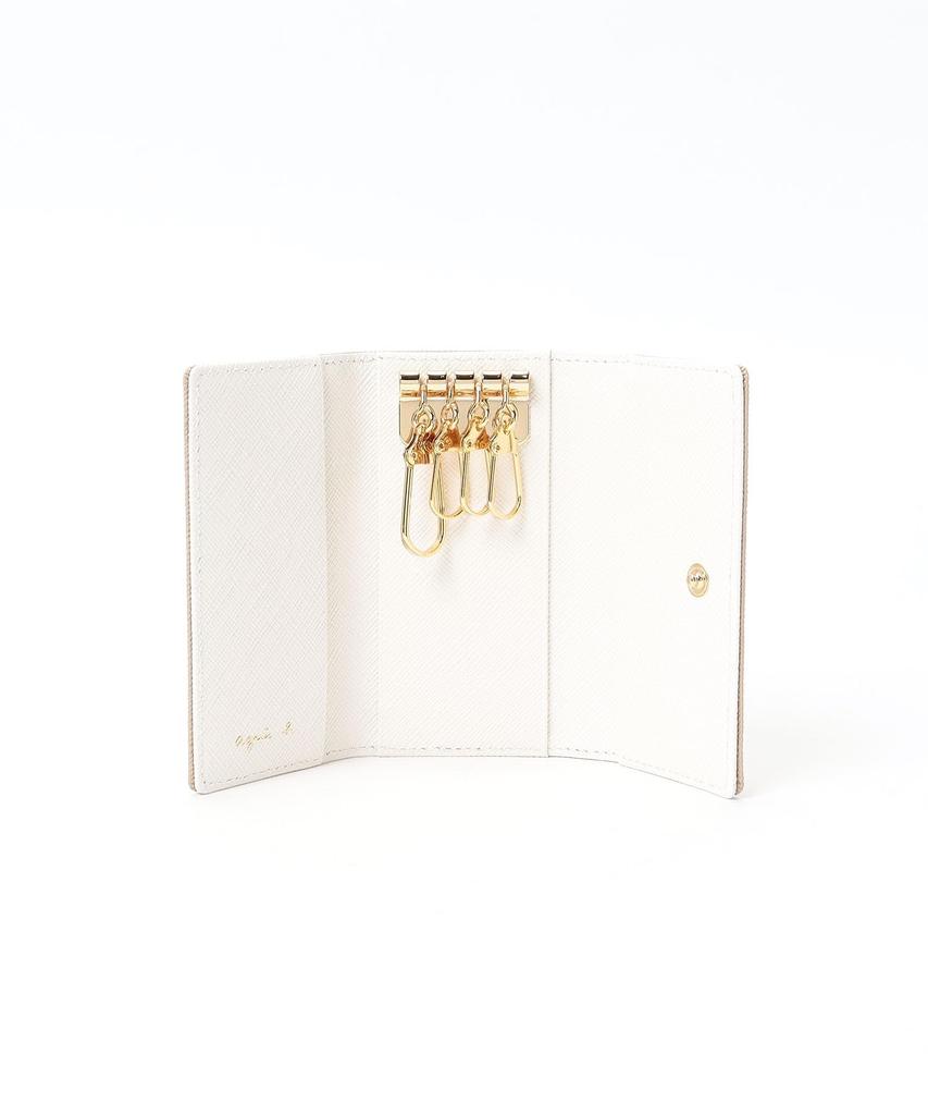 Чехол для ключей F бежевый [Agnès B] EW13B-06 женский