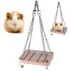 Новая деревянная игрушка для домашних животных, хомяка, птицы, игровая доска, подвесные качели, белка, веселая пружинная доска, хомяк, шиншилла, корелла, качели-лестница