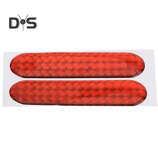 4 шт./компл. автомобильная светоотражающая наклейка 3D эпоксидная самоклеящаяся атмосферостойкая высокая яркость предупреждение о безопасности авто наклейка на дверь автомобильные принадлежности