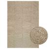 VidaXL ZIZUR Beige Rug 140x200 Cm Jute Look Indoor Outdoor, Outdoor Rug, Floor Rug, Indoor Rug, 4010408