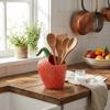 Strawberry Shape Butter Freshness Jar Ceramic Chopstick Tube Butter Box Butter Dish  Restaurant