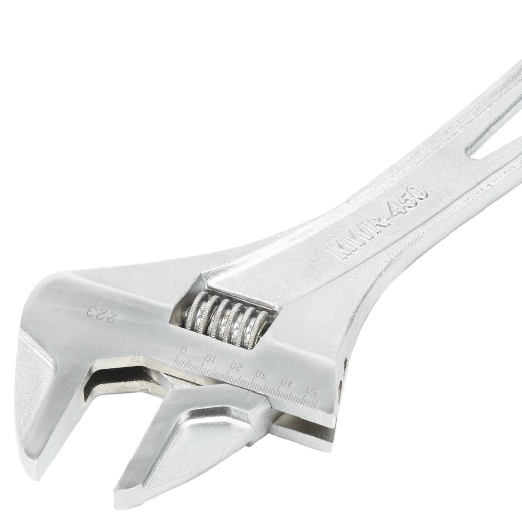 TONE Разводной ключ Общая длина 450 мм (с масштабом) МВР-450