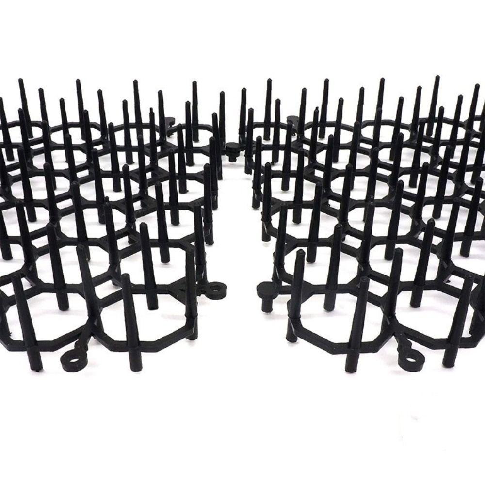 6PCS Indoor Outdoor Use Cat Deterrent Mat Spikes Fence Repellent Mat Furniture Protection