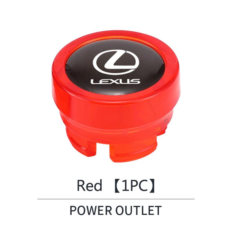 Car Cigarette Lighter Cover Button Protective Anti Dust Cap For Lexus IS250 Ct200h LS430 LX570 NX300h IS300h RX330 ES300h UX250h AEJ1