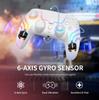 Wireless Game Controller Dynamic RGB Lighting Wireless 2.4GHz Six-Anis Gyro Touch Buttons for PS5/PS4/PS3/Switch Game Player