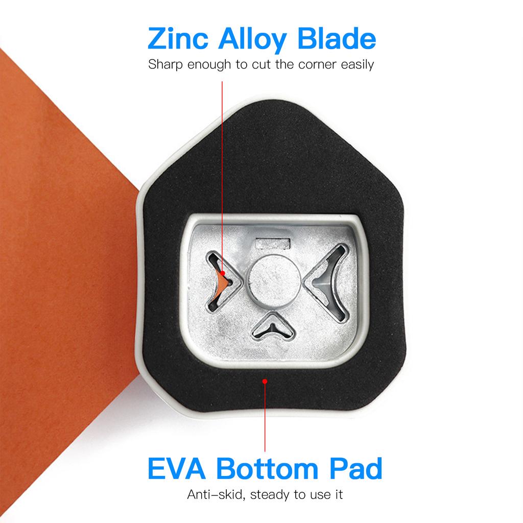 Corner Rounder Punch 3 In1 R4 R7 R10mm Round Corner Trimmer Cutter for Card Craft Scrapbook Wrapping Paper Sticker