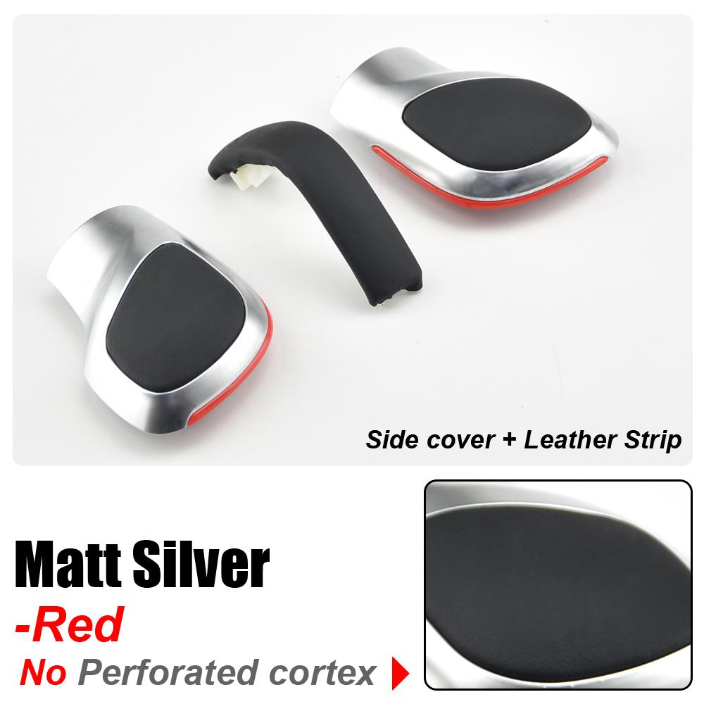 For VW Golf MK6 MK7 R GTI Passat B7 B8 CC R20 Jetta MK6 GLI DSG Gear Shift knob With Leather Gearbox Shift Lever Cover