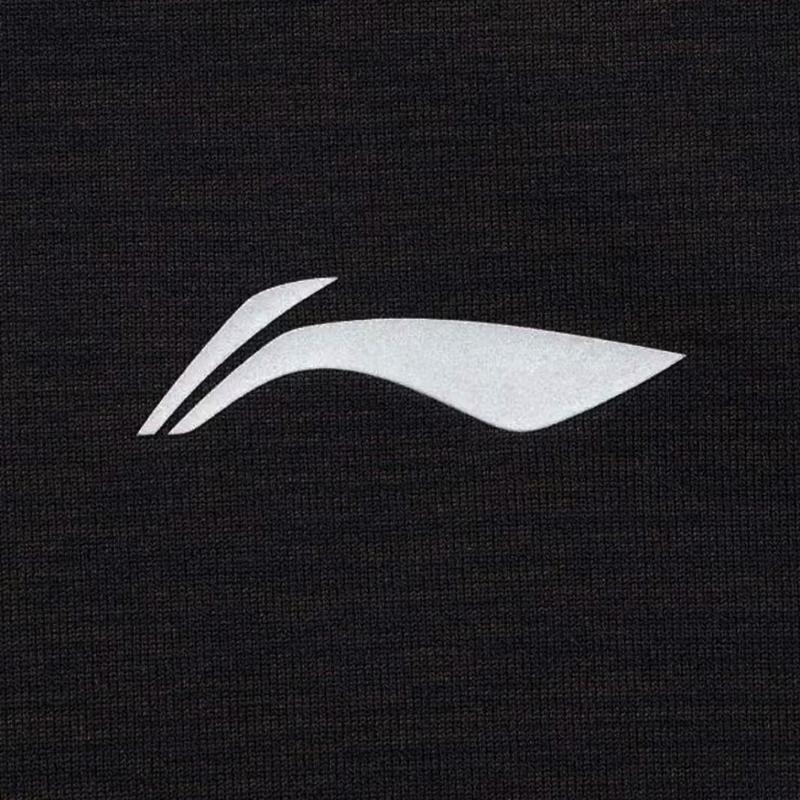 Li-Ning Минималистичный Однотонный Модный Дышащий Удобный Универсальный Свитшот с Круглым Вырезом Футболка с Длинным Рукавом Повседневный Спортивный Комплект ATLV271-2+AKLU881-1