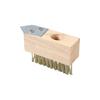 Moss Remover Wired Grout Cleaner Brush for Cleaning Deck Walkway Weed Scraper Wire Brush Grout Remover Hand Tool