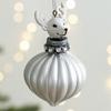 Премиальные стеклянные рождественские украшения с креативной формой капель, белок и динамичной детализацией с блестками