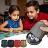 1 Set Dice Cup with Base 5 Dot Dice Heavy Duty Manual Shaker Cup Adults Family Night Bar Party Gambling Drinking Board Game Casino Equipment
