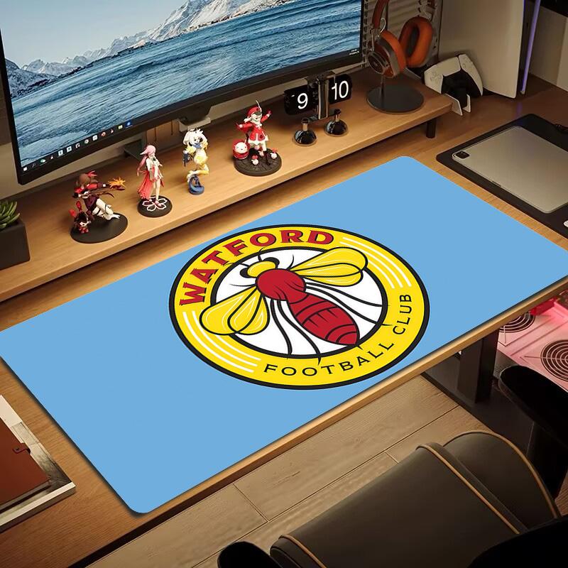 Watford F.C Print Cushion Non-slip Laptop Tablet Big Mousepad XXL Mat Mini PC Playmat With Lock edge
