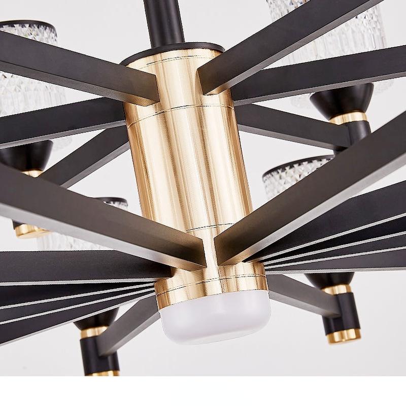 Скандинавский современный минималистичный светильник для гостиной, столовой, светильник для спальни, европейское роскошное атмосферное освещение, домашнее освещение