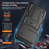 Sliding Camera‑Shield Invisible‑Holder Phone Case PC‑Hybrid‑TPU Anti‑Drop Protective Shell With Slide Lens Cover For iPhone