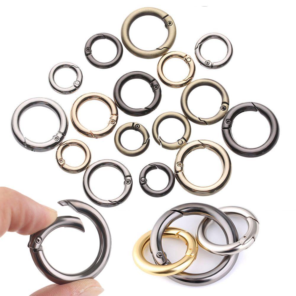 Крючки из цинкового сплава Застежка-кнопка Зажим для ремня сумки Карабин Кошельки Сумки Пружинные пряжки с уплотнительным кольцом