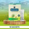 Samaara Instant Tea Premix Sachets | Lemongrass Flavoured Assam Black Tea Powder | 10 Sachets Box 150gm
