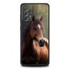 Чехол для телефона с лошадью для Samsung Galaxy A15 A14 A25 A54 A34 A51 A71 A72 A73 A32 A52 A52S A11 A21S A31 A41 5G Мягкий чехол Capas Сумки