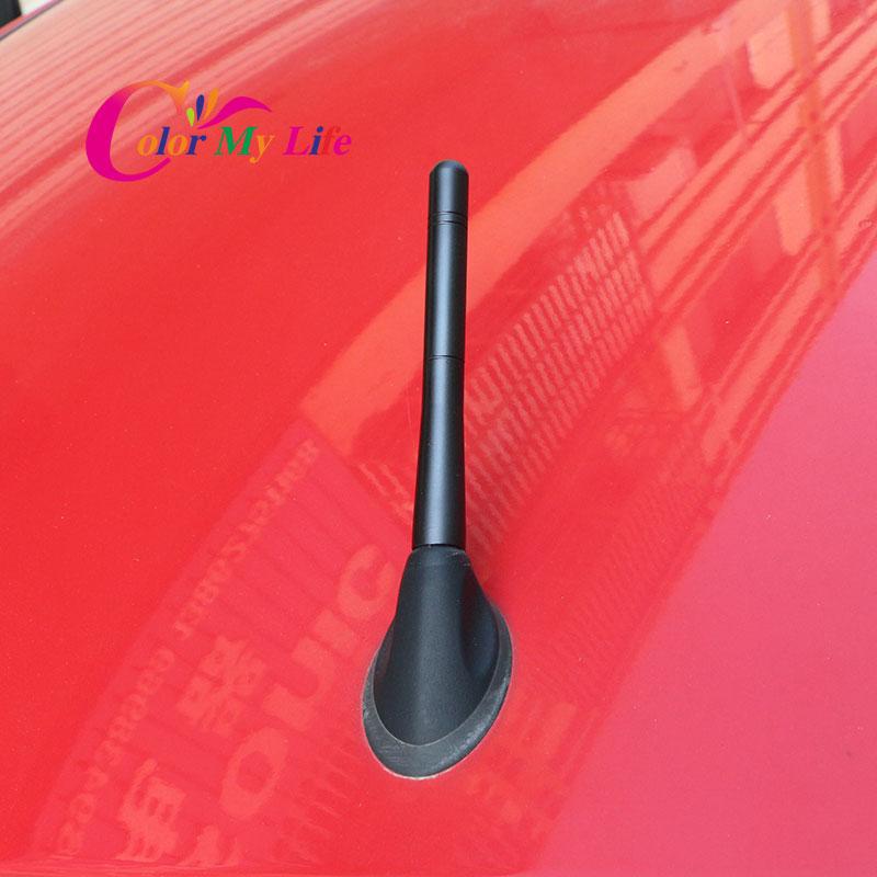 Автомобильная короткая радиоантенна Color My Life, аксессуары для Honda, подходит для VW Polo, Opel Astra, Skoda, Toyota Corolla