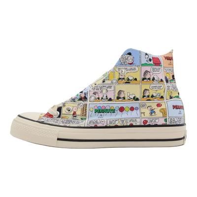 All Star Peanuts CP Hi Повседневные Удобные Прочные Высокие Канвасовые Кроссовки Унисекс Белый Зеленый 31310730