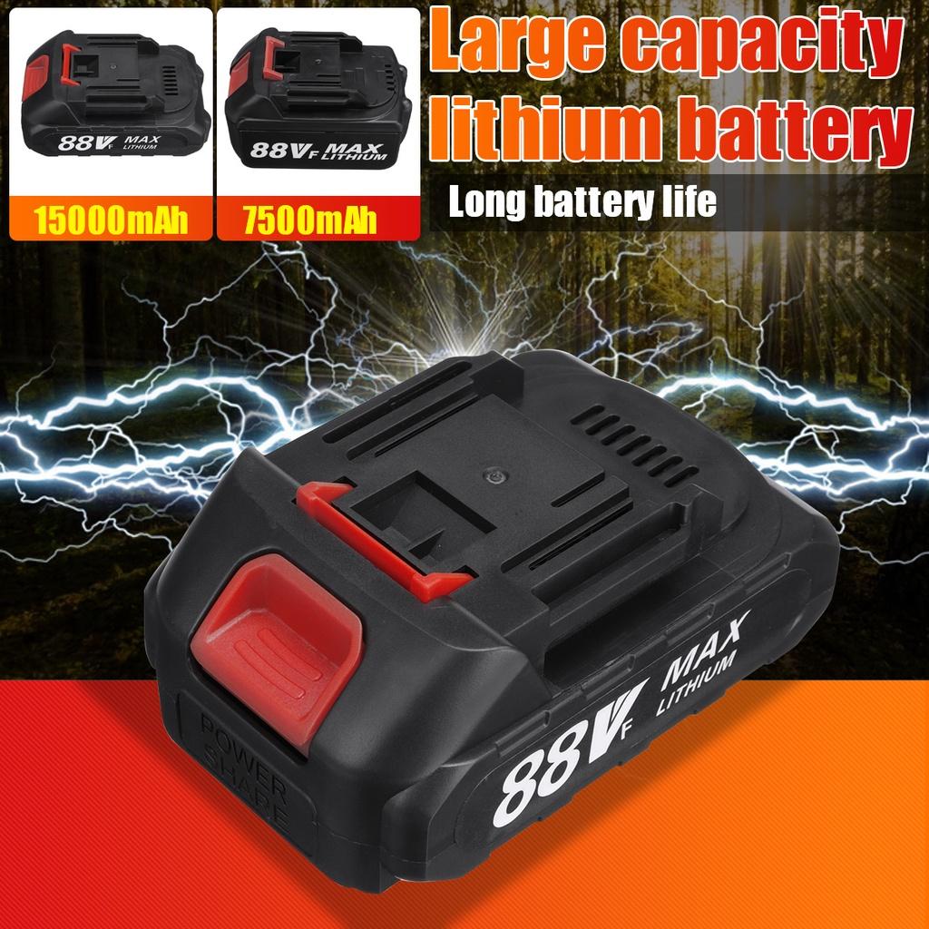 3000 Вт 88VF 4-дюймовая мини-электрическая цепная пила с аккумулятором 1/2, перезаряжаемый деревообрабатывающий инструмент для обрезки, одноручная пила